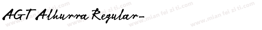 AGT Alhurra Regular字体转换